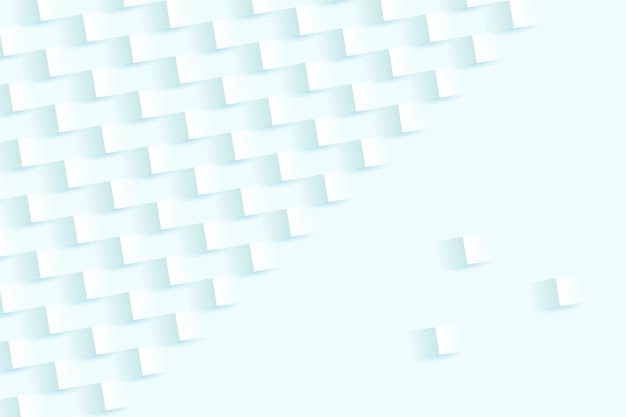 Abstrait Blanc Dans Un Style De Papier 3d Vecteur gratuit