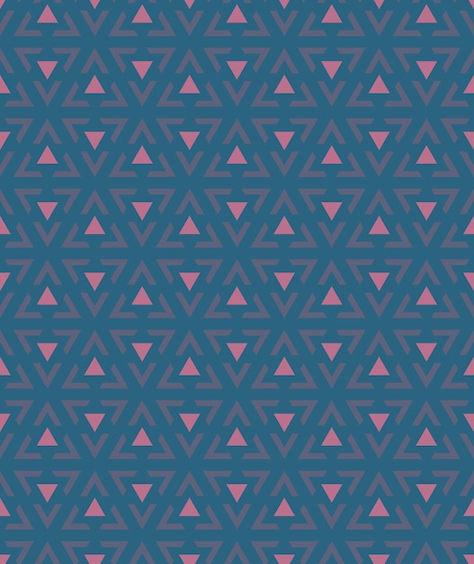 Abstrait du modèle triangulaire sans soudure. Vecteur Premium
