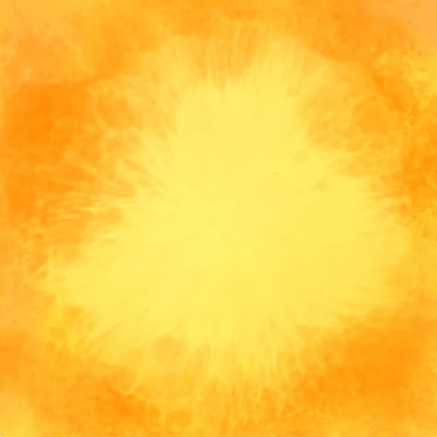 Abstrait jaune texture aquarelle Vecteur gratuit