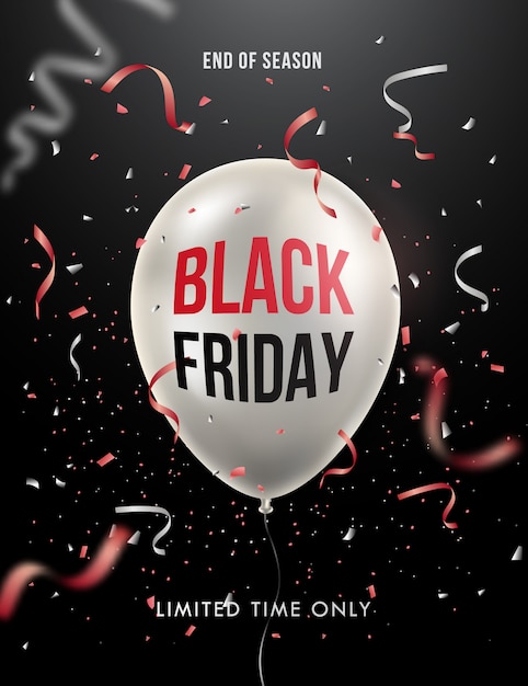 Affiche Black Friday Sale Ou Conception De La Bannière. | Vecteur Premium