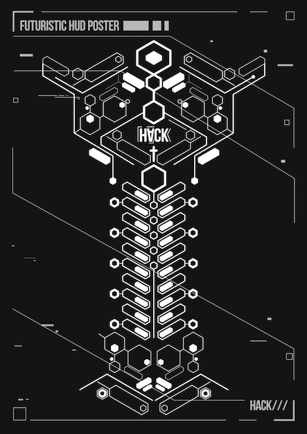  Affiche  Futuriste  De Cyberpunk Mod le D affiche  Futuriste  