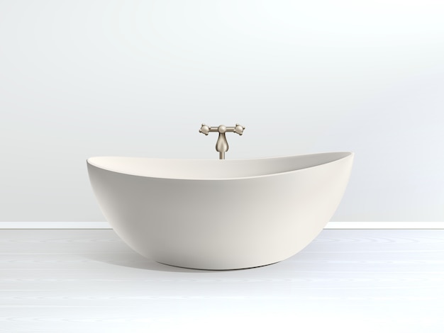 Affiche intérieure de salle de bain Vecteur gratuit