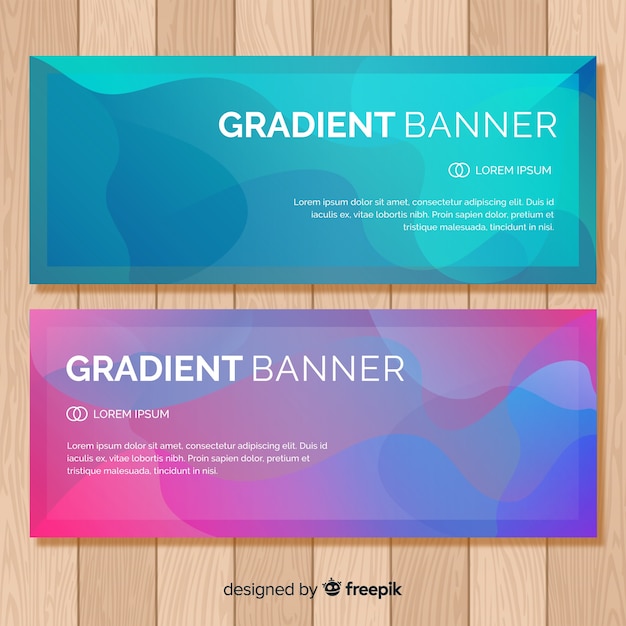 Banni res Gradient Vecteur  Gratuite