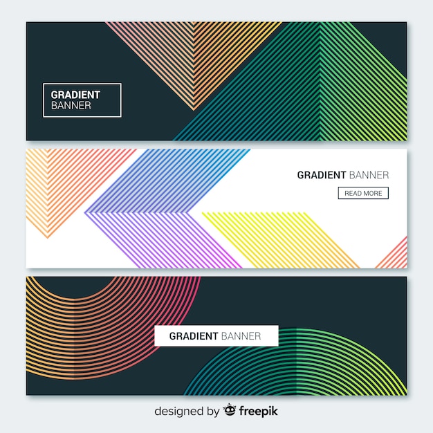 Banni res Gradient Vecteur  Gratuite