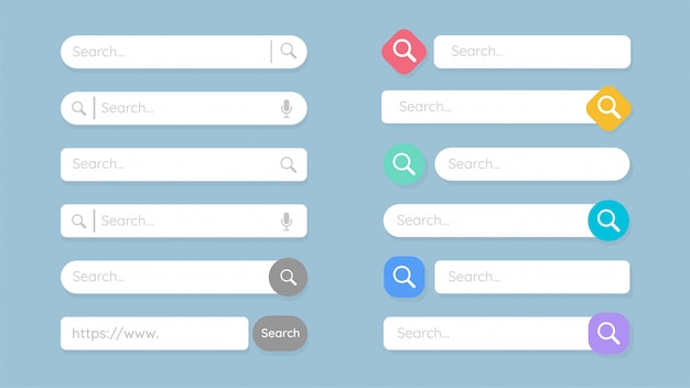 Barre De Recherche Pour La Décoration De Sites Web Et La Conception D