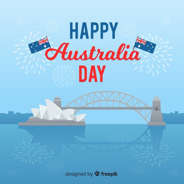 Bonne journée en australie Vecteur gratuit