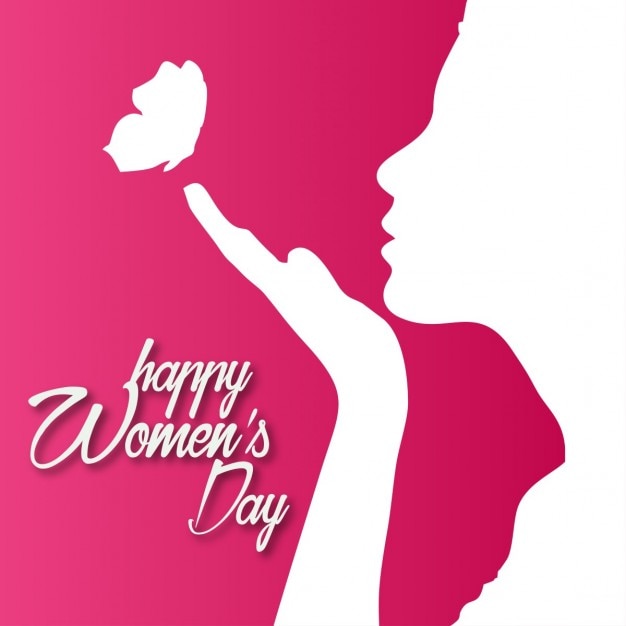 Bonne Journée De La Femme Rose Fond | Vecteur Gratuite