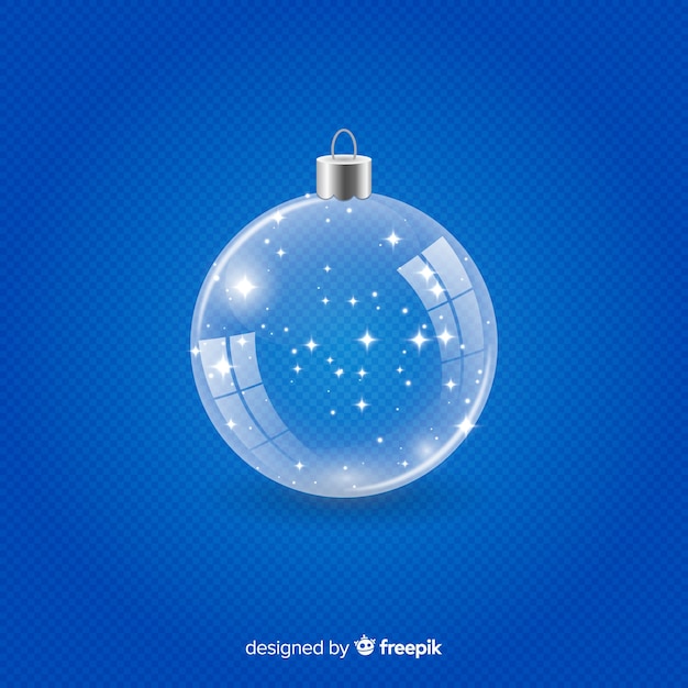 Boule De Noël En Cristal Transparent Télécharger Des