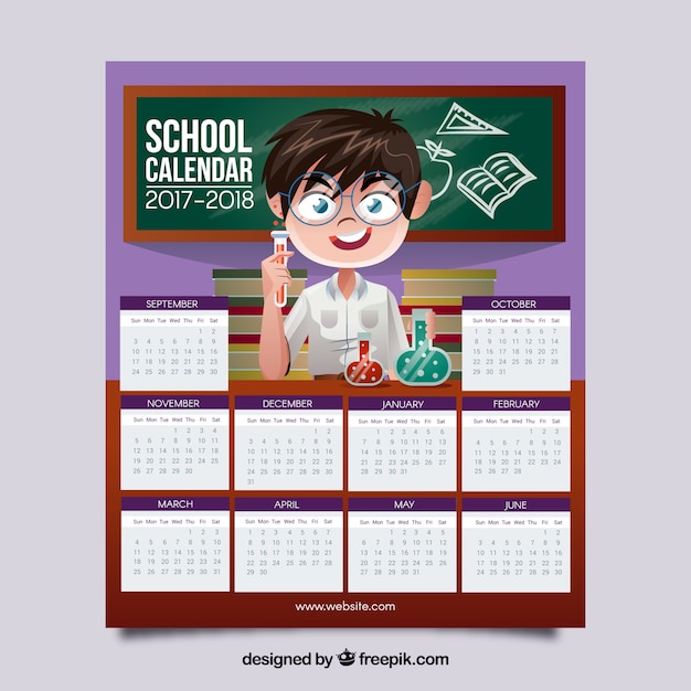  Calendrier  Scolaire Avec Gar on Et En Laboratoire  