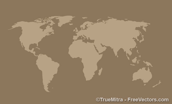 Carte du monde de fond vintage sépia | Télécharger des ...
