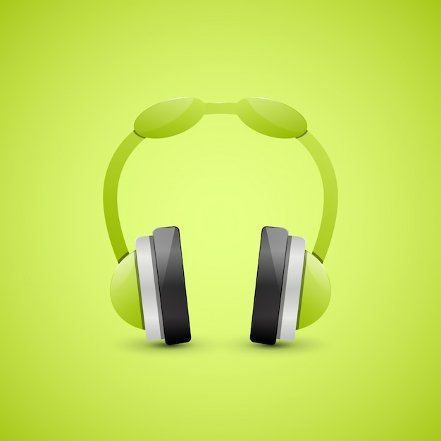 Casque graphique Vecteur Premium