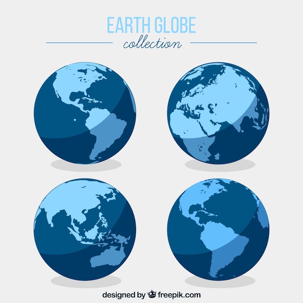 flat earth globe