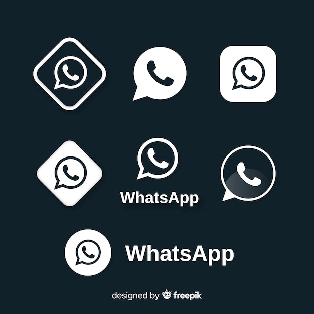 Collection D Ic Nes Whatsapp Vecteur Gratuite