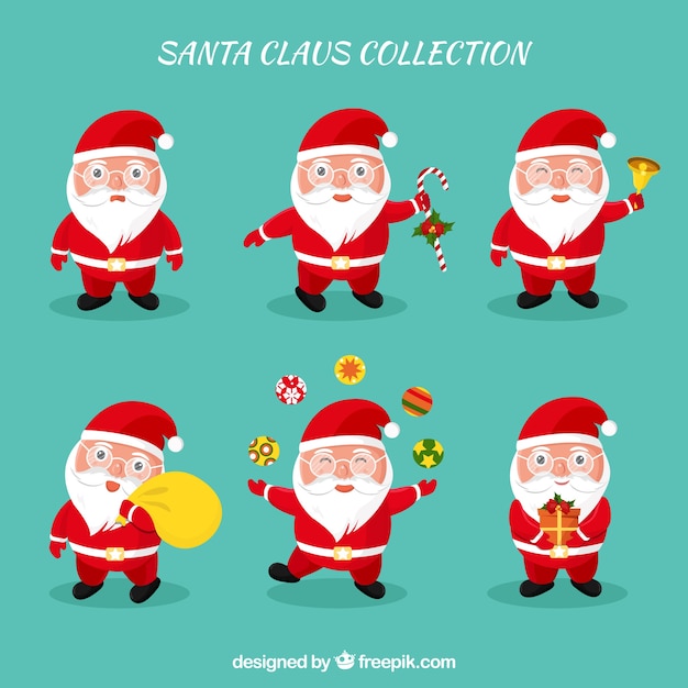Collection De Personnage Drôle De Père Noël Télécharger