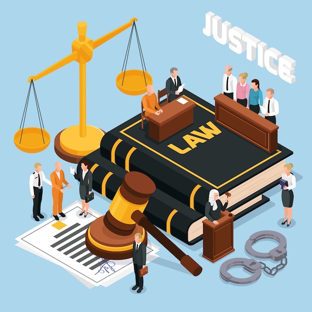 Composition De La Loi Du Procès Du Jury De La Justice Judiciaire