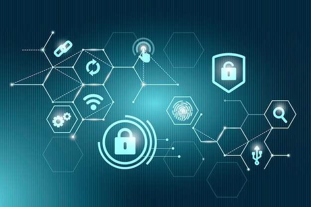 Concept de cybersécurité Vecteur gratuit