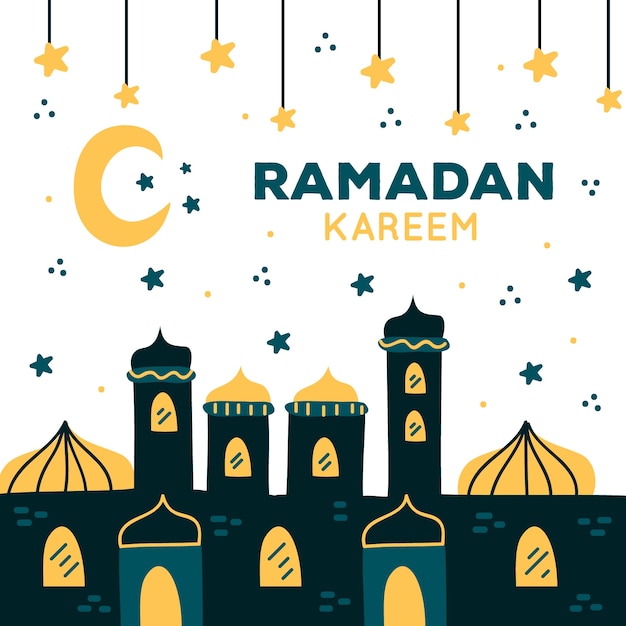 Concept De Dessin Ramadan Vecteur Gratuite