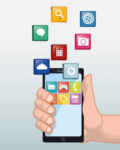Conception de l'application Vecteur Premium
