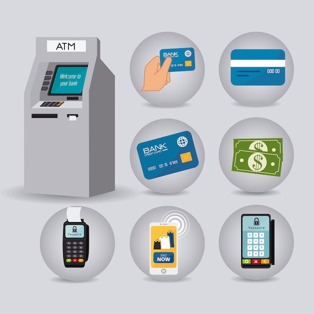 Conception de paiement Vecteur Premium