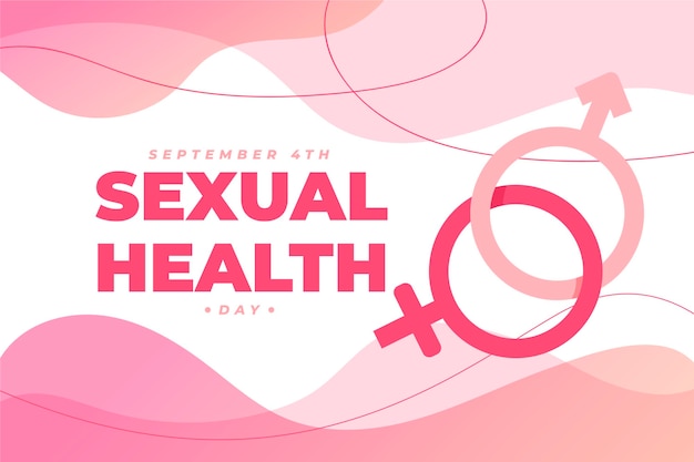 Contexte De La Journée Mondiale De La Santé Sexuelle Avec Signes De Genre Vecteur Gratuite 3465