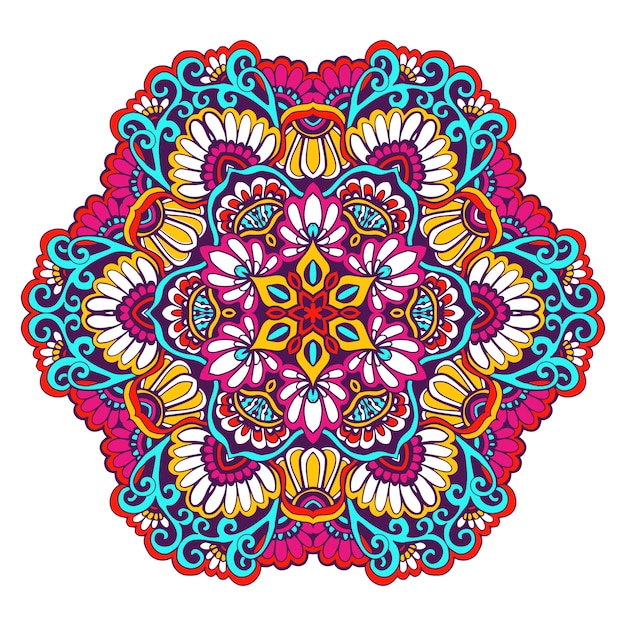 Download Couleur Mandala Décorative | Vecteur Gratuite