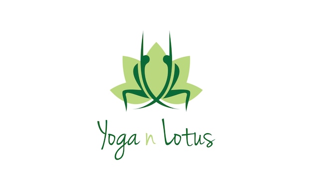 Création De Logo De Yoga Avec Fleur De Lotus Télécharger