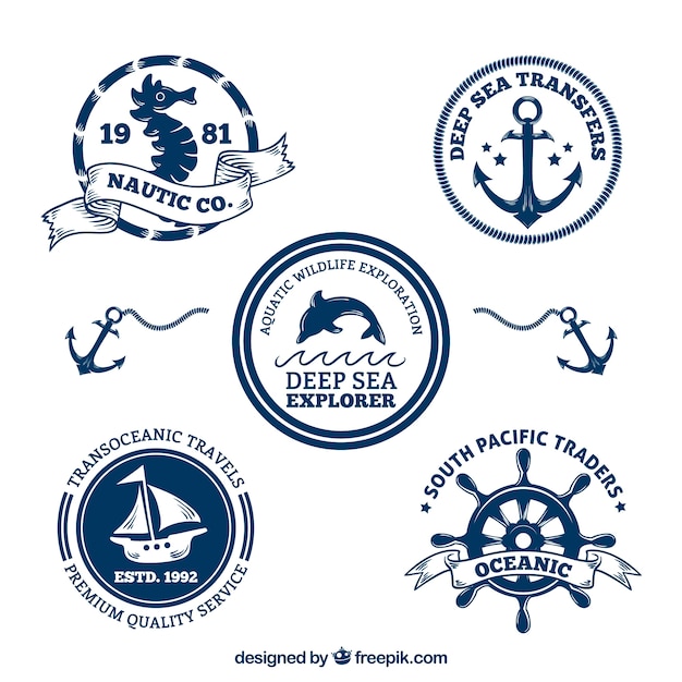Download Free Decorative Nautique Pack Badges Vecteur Gratuite Use our free logo maker to create a logo and build your brand. Put your logo on business cards, promotional products, or your website for brand visibility.