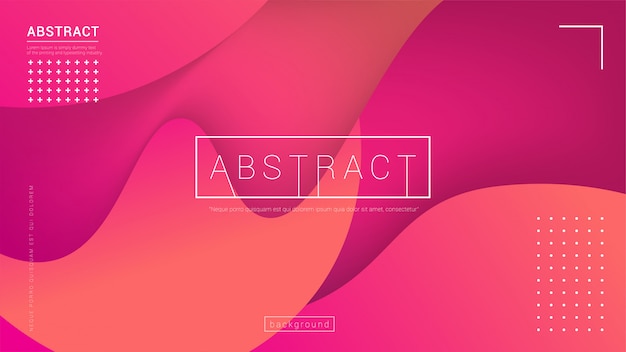 Design de fond de couleur liquide. composition de formes de gradient fluide. contexte moderne Vecteur Premium