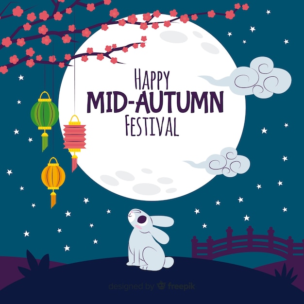 Design plat mi festival d'automne Vecteur gratuit