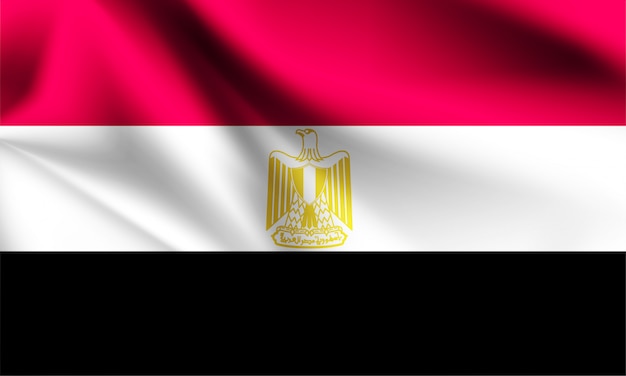 egypte drapeau