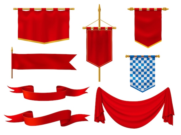  Drapeaux  Et Banni res M di vaux Tissu Royal De Couleurs 