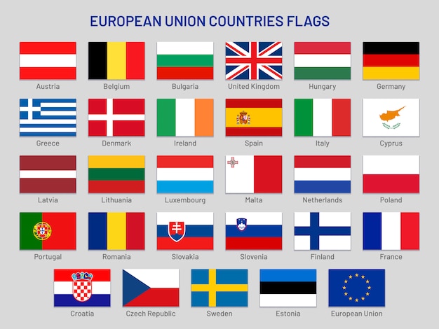 drapeaux europe
