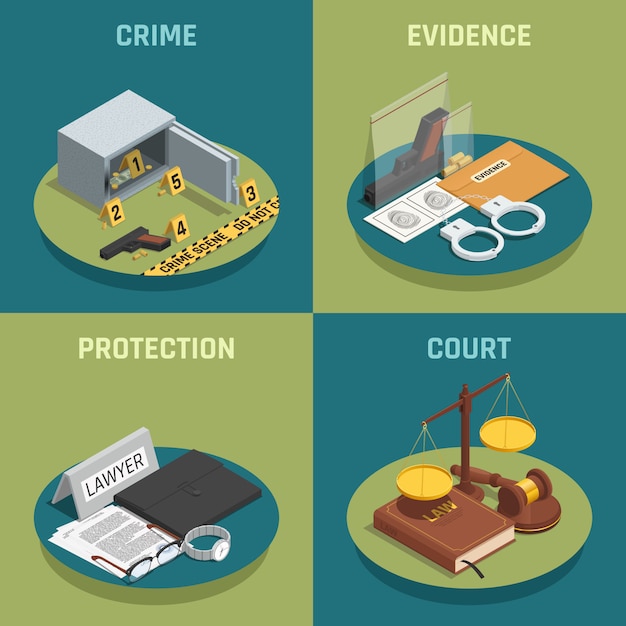 Droit et justice Vecteur gratuit