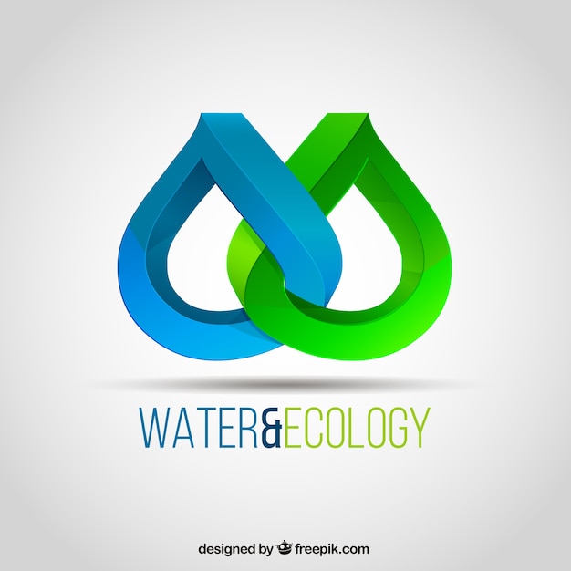 L Eau Et L Ecologie Logo Vecteur Gratuite