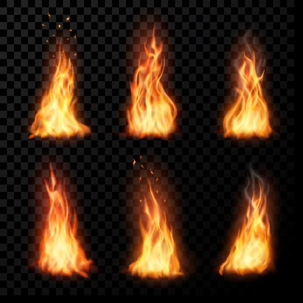 Trace de feu
