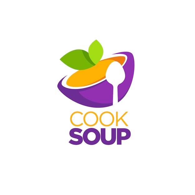  Faire  Cuire  La Soupe Mod le De Logo Avec L image Du Bol 