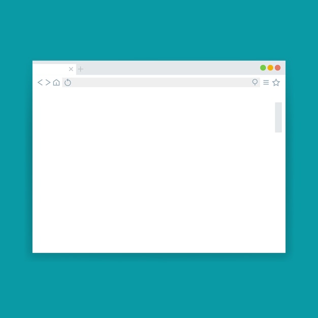Fenêtre Du Navigateur, Modèle De Vecteur De Page Web ...