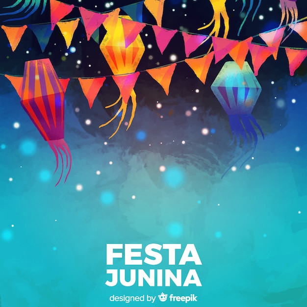 Festa junina Vecteur gratuit