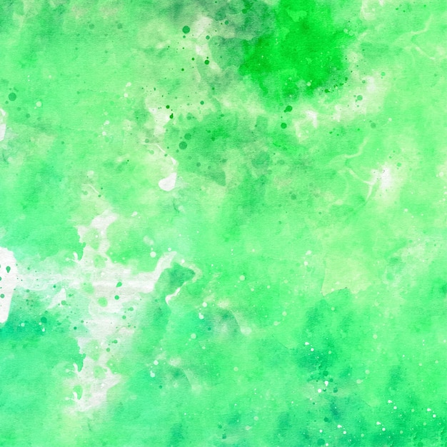 Fond Aquarelle Abstrait Vert Vecteur Premium