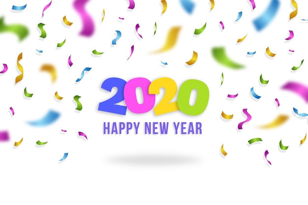 Fond Décran Confetti Nouvel An 2020 Télécharger Des