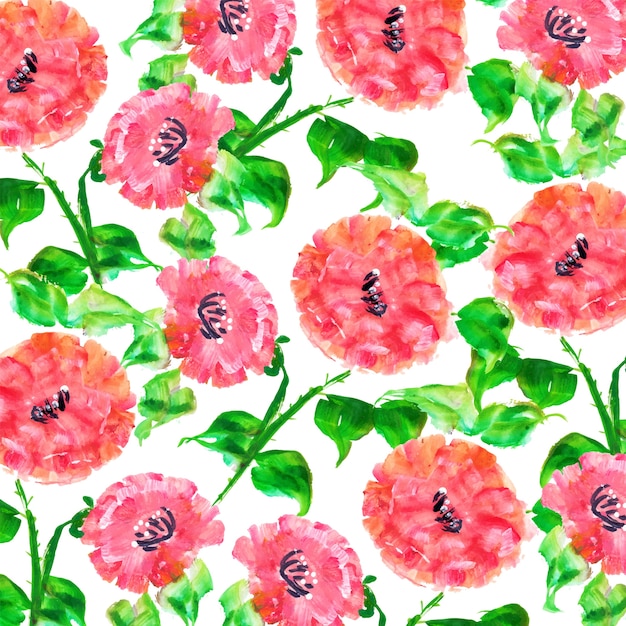  Fond  floral  aquarelle T l charger des Vecteurs gratuitement