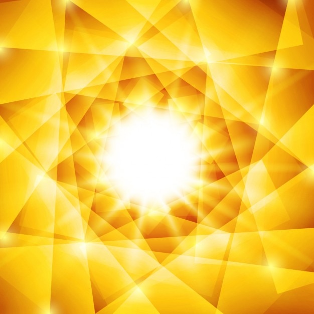 Fond jaune et brun polygonale shiny Vecteur gratuit