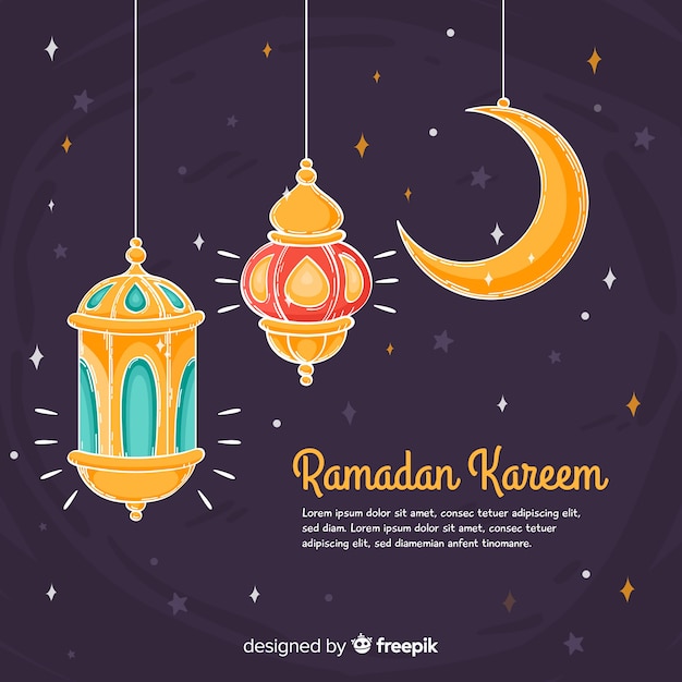  Fond  De Ramadan  Vecteur Gratuite