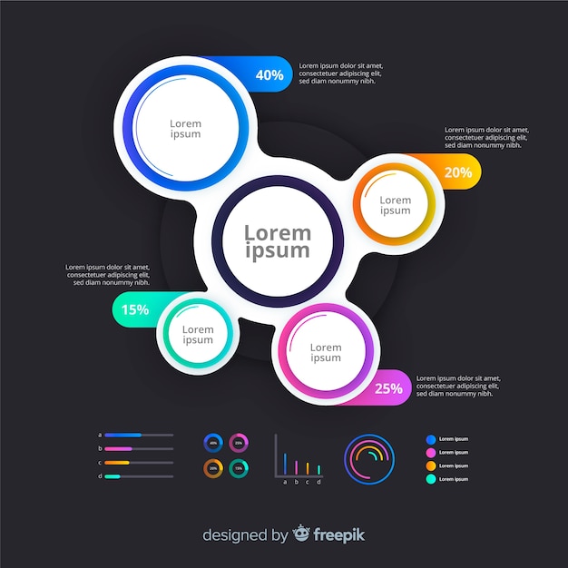  Gradient  Infographique Vecteur  Gratuite