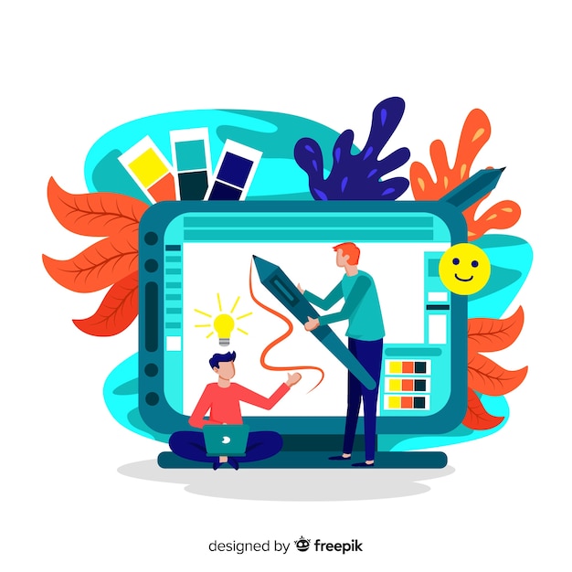 Idée de conception graphique Vecteur gratuit