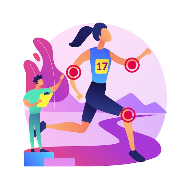 Illustration De Concept Abstrait De Medecine Du Sport Services Medicaux Orthopediques Medecin Specialiste Readaptation Des Blessures Sportives Gestion De La Douleur Medecine Pour Les Sportifs Vecteur Gratuite