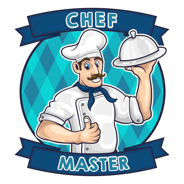 Illustration Vectorielle De Chef Dessin  Anim   Logo  