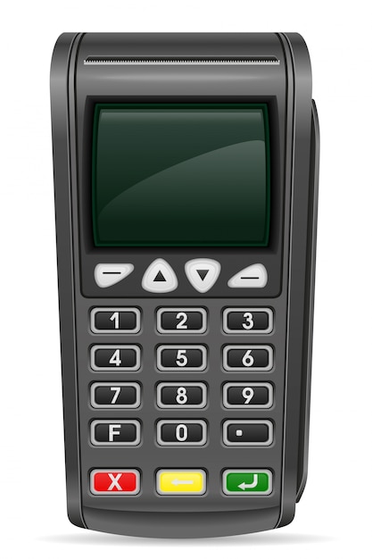 Illustration vectorielle stock terminal terminal Vecteur Premium