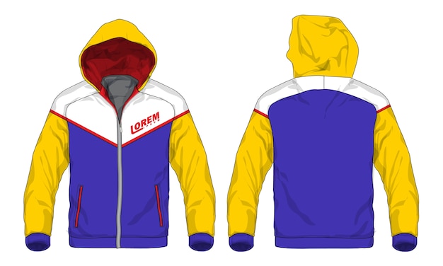 Illustration Vectorielle De Veste  De Sport   Capuche  