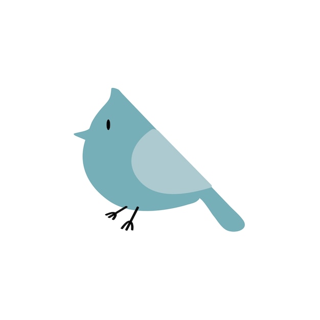 Jolie illustration d'un oiseau Vecteur gratuit